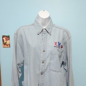 Denim Button Down Shirt